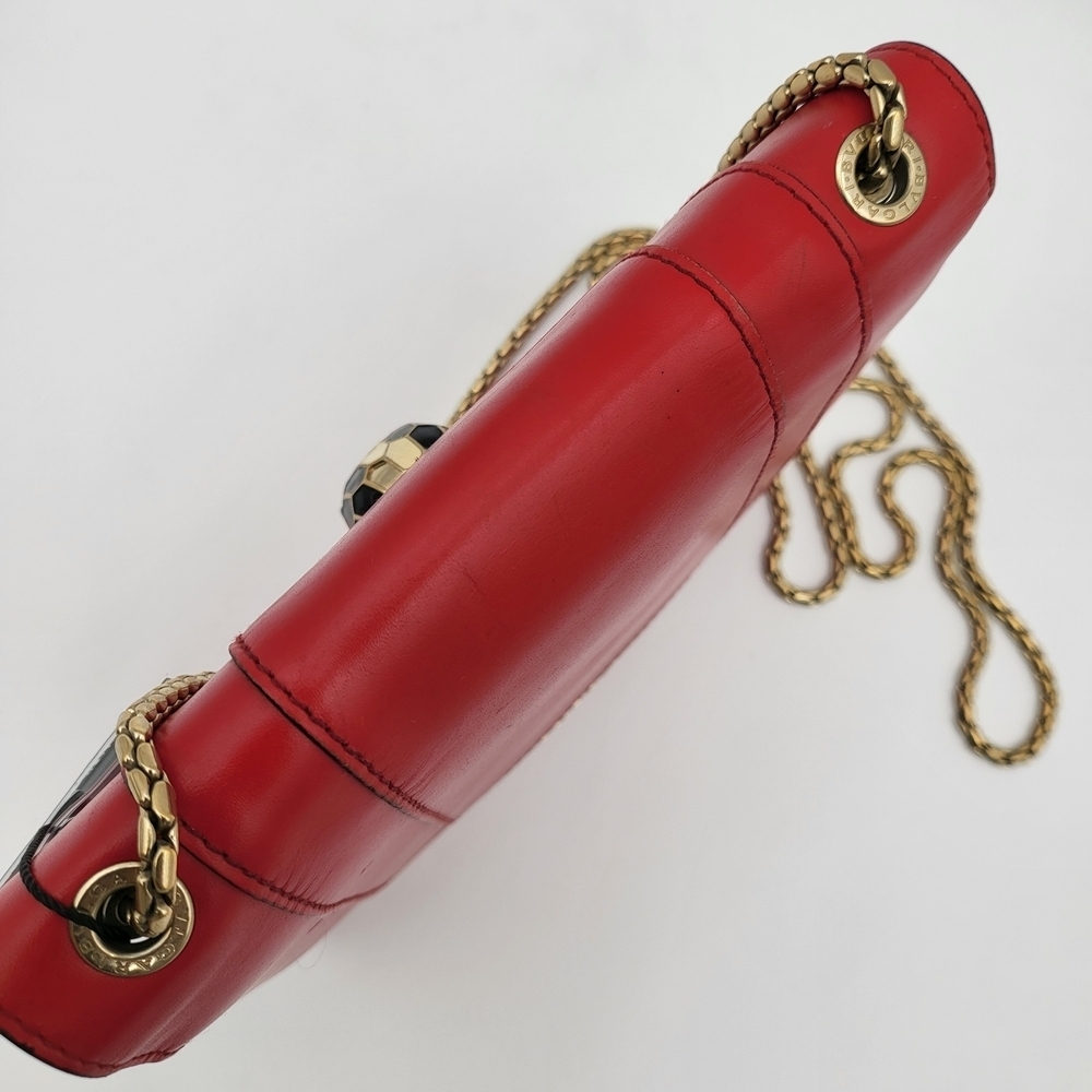 Bvlgari Serpenti Forever Designer Chain Leather Bag..Authentic w/COA... - Picture 5 of 16